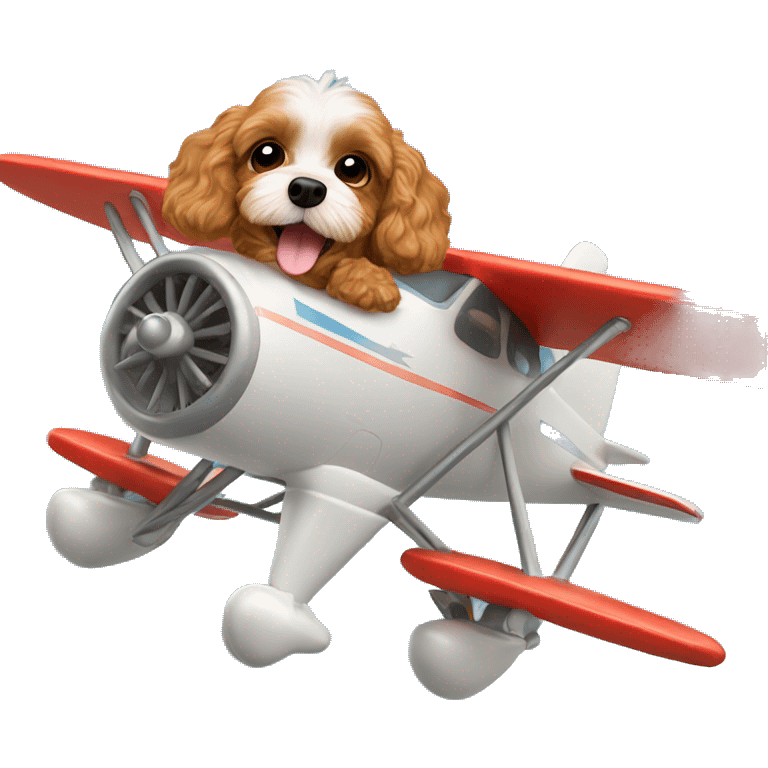 Cavapoo-flying-in-an-airplane emoji