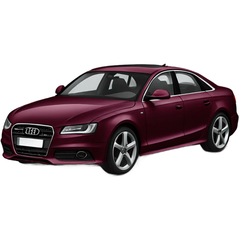 dark cherry audi car emoji