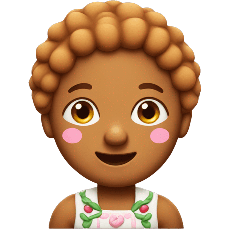 Cute gingerbread  emoji