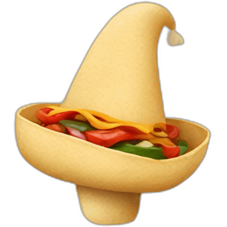 upright fajita emoji