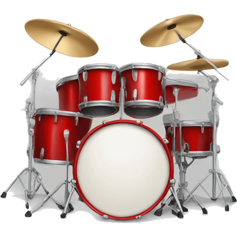 red drumset emoji