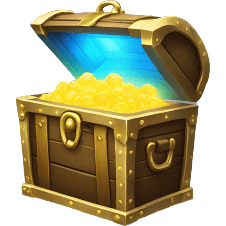 treasure chest glow emoji