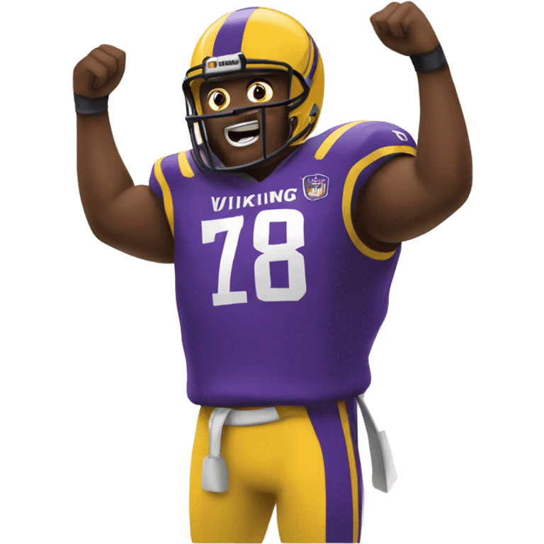 mn viking touchdown  emoji