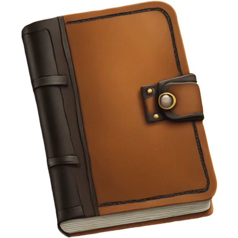 old leather journal emoji