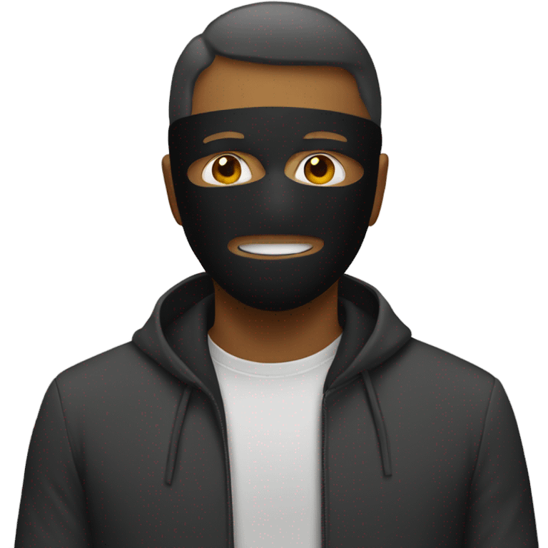 Man with mask on emoji