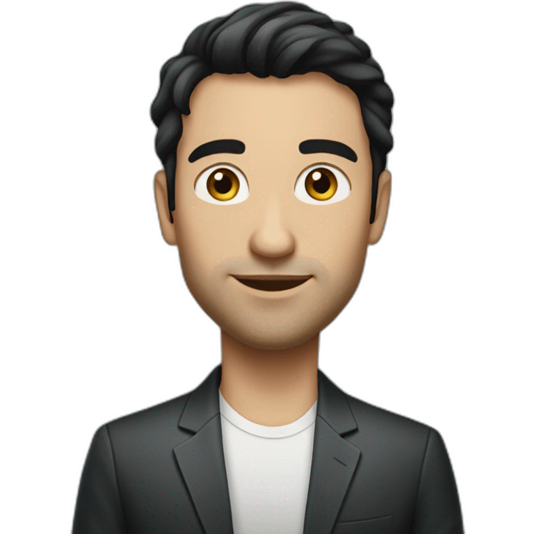 dark haired, 30 year old, caucasian, billionaire emoji