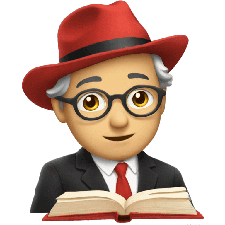 los libros rojos emoji