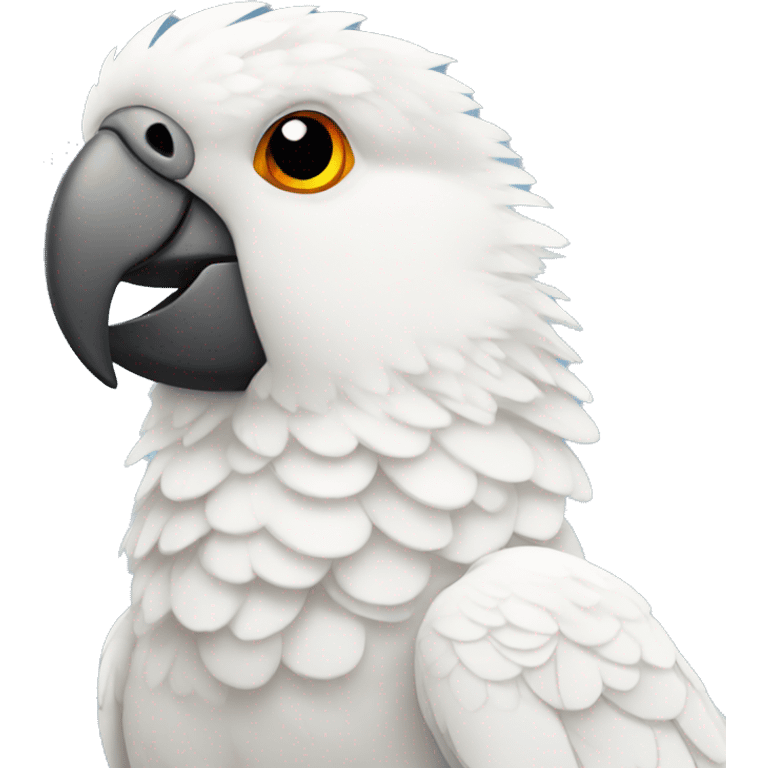 happy Corella parrot emoji