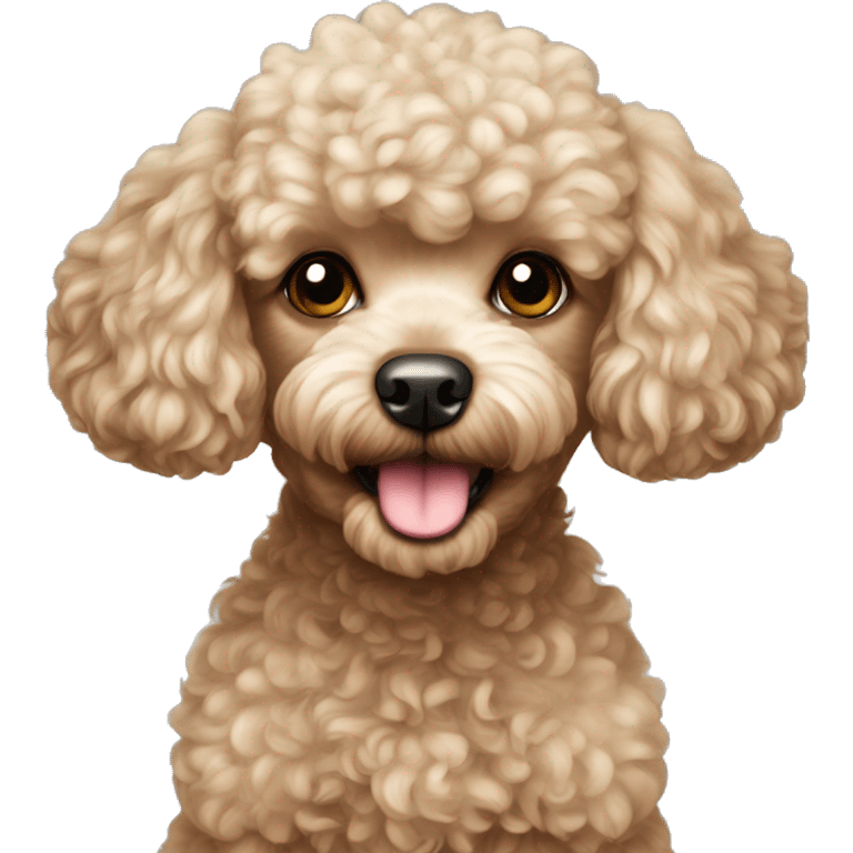 Toy poodle emoji