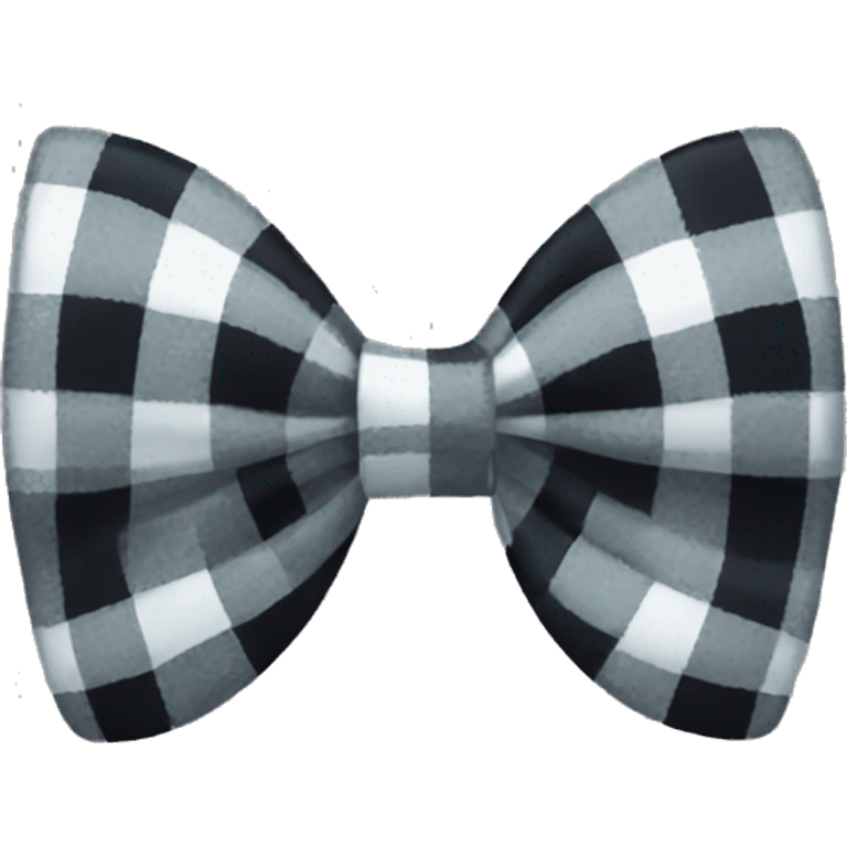 Plaid bow emoji