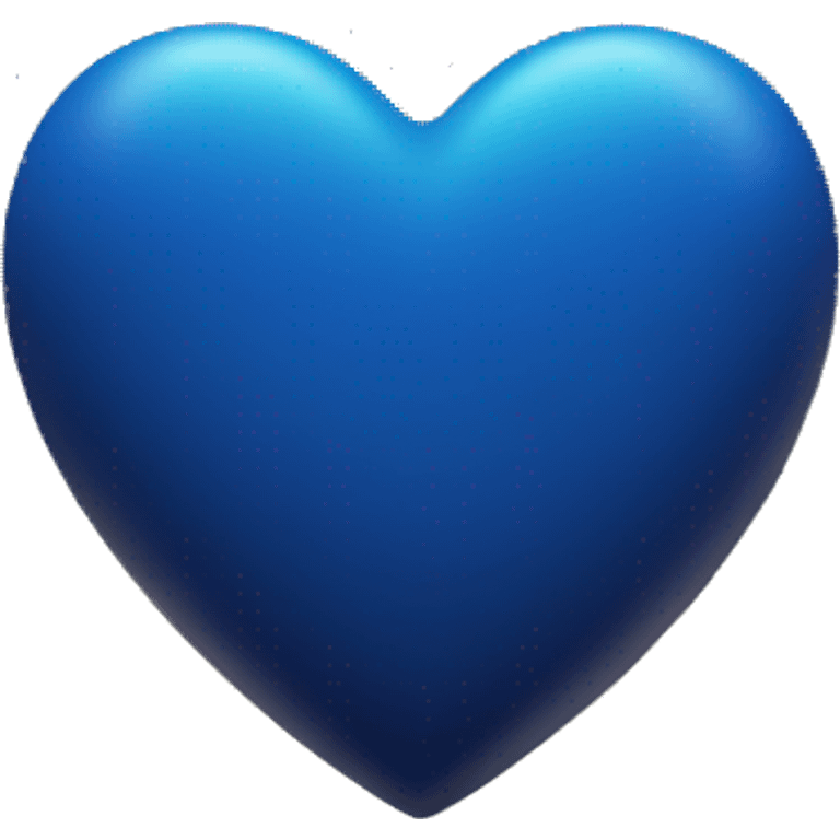 Vibrant blue heart with the night sky in it emoji