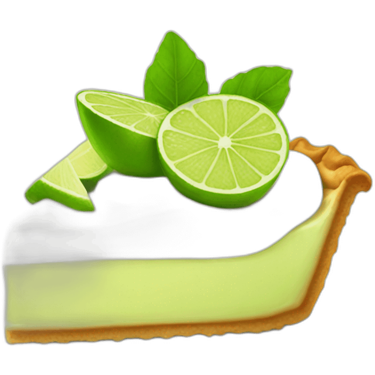 Key lime pie emoji