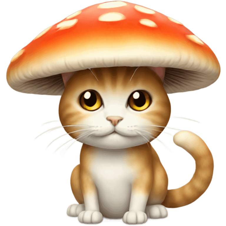 mushroom cat emoji