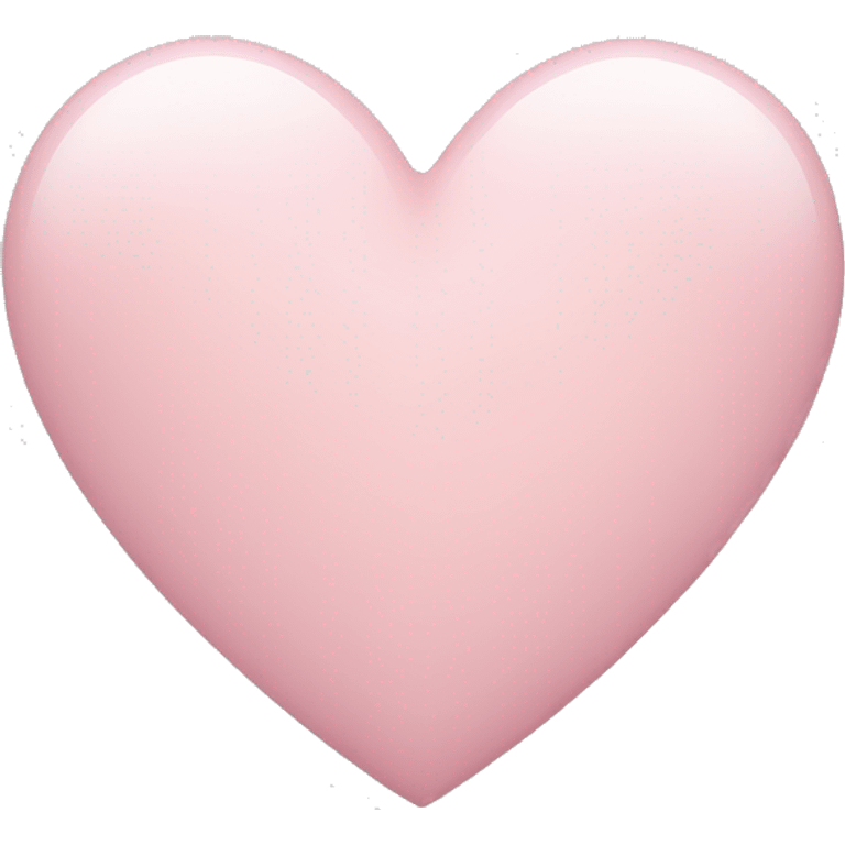 Light pink heart emoji