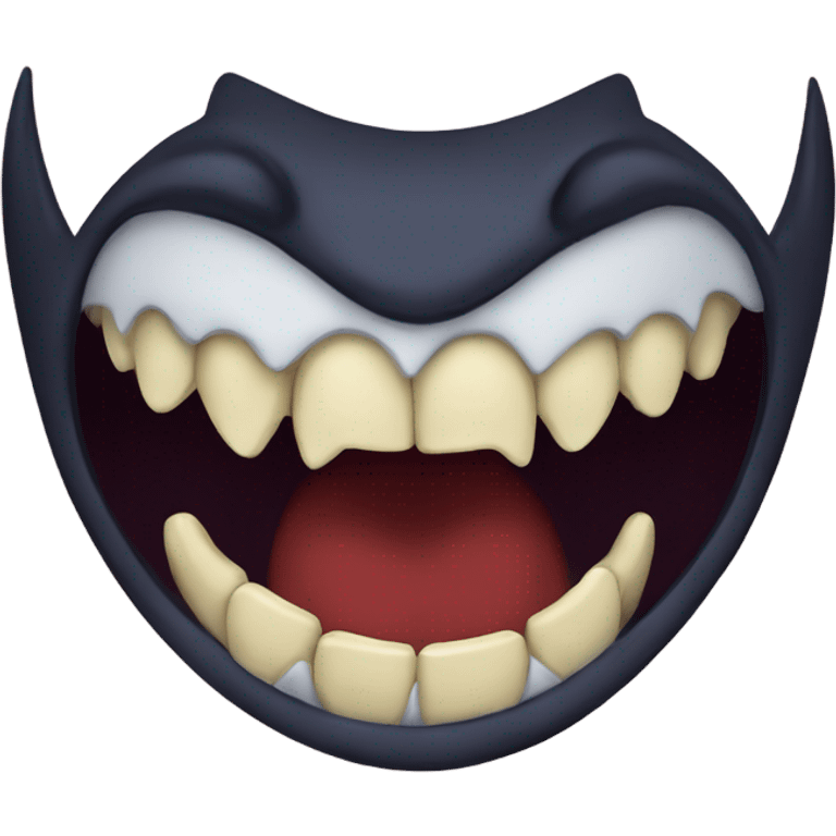 Vampire fangs emoji