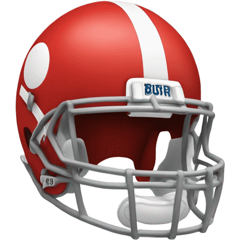 Red football emoji