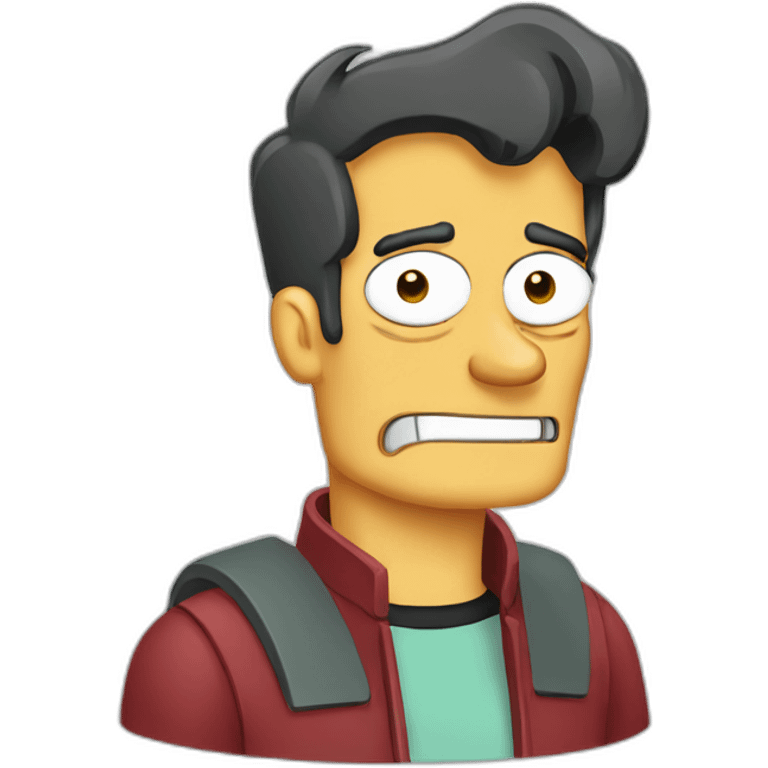 futurama fry emoji