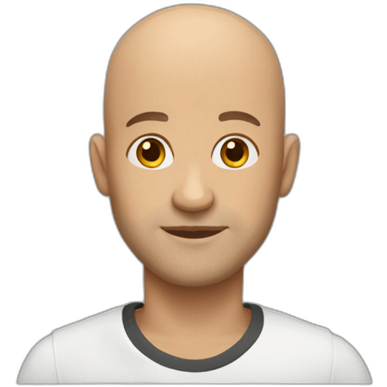 bald man emoji