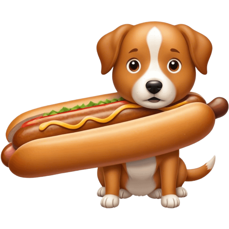 Eine scheiswurst von einem Hund emoji