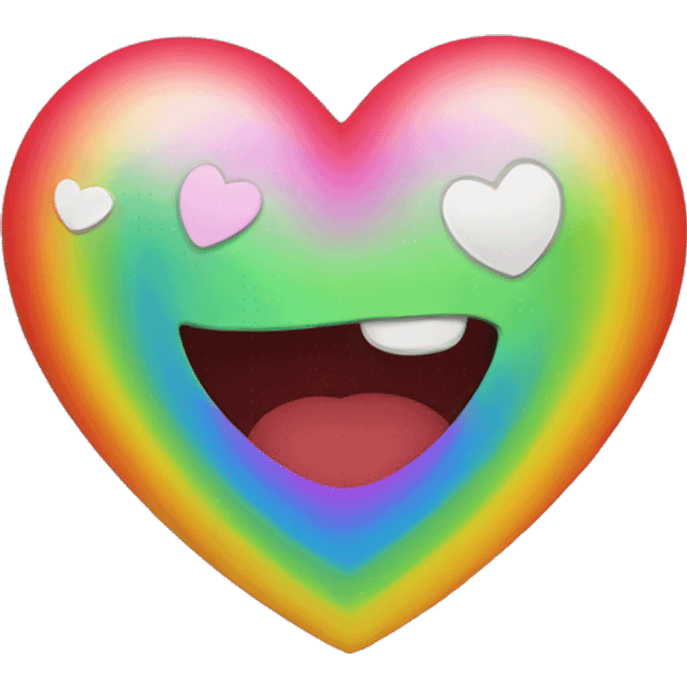 Rainbow heart emoji