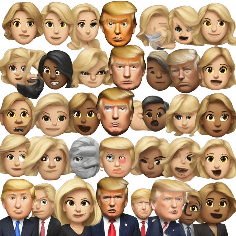 Make a Emoji of Donald Trump emoji