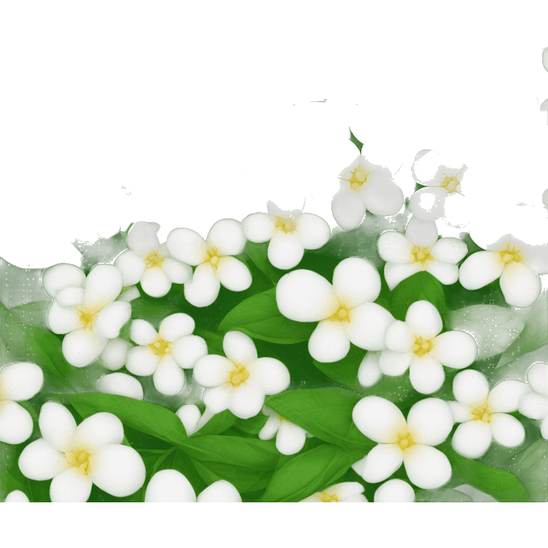 Group of Jasmine flowers emoji