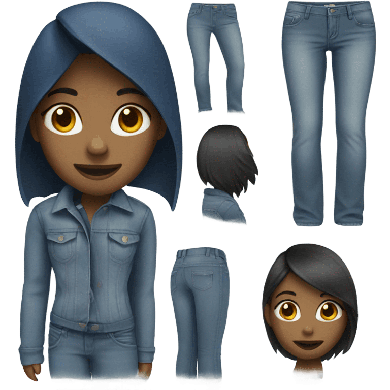 Girl in the jeans  emoji