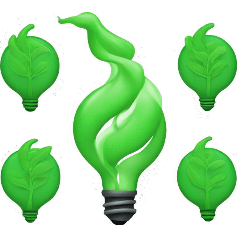 Green energy emoji