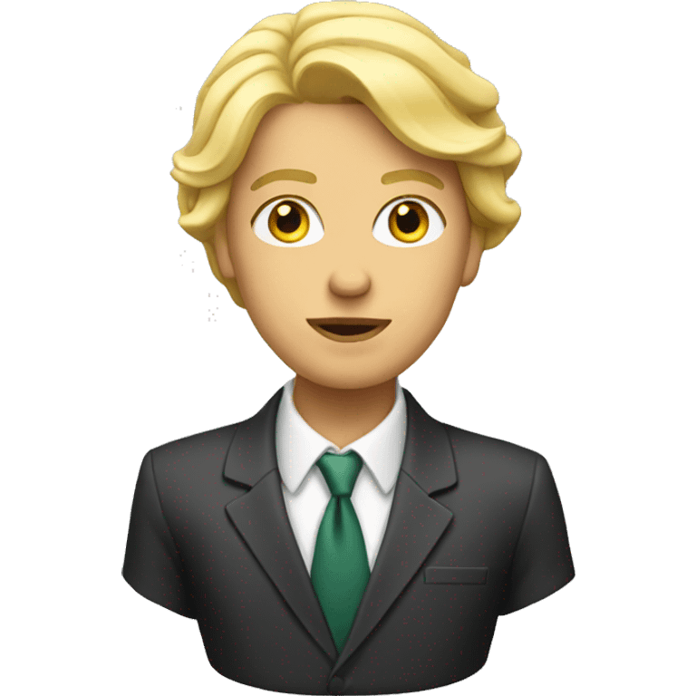 Blonde banker emoji