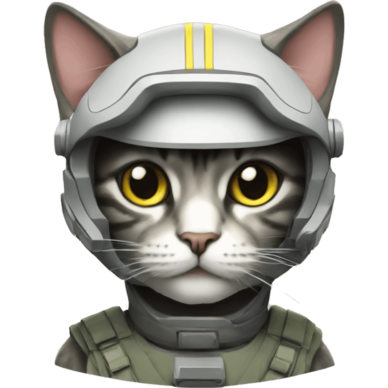 futurist army cat emoji