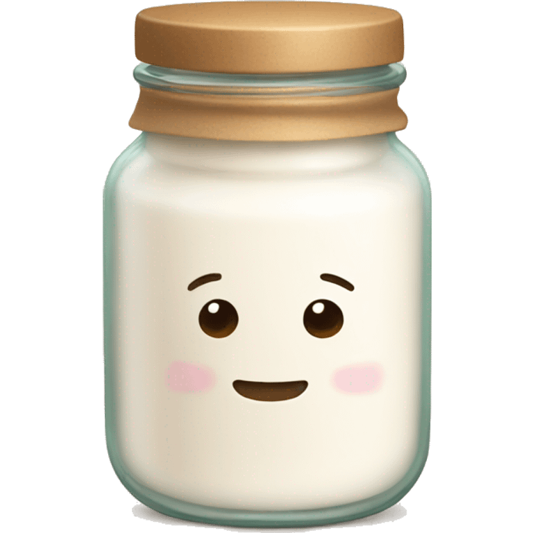 Lotion in jar emoji