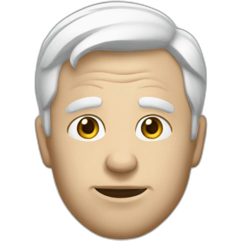 Un homme blanc qui rizz emoji