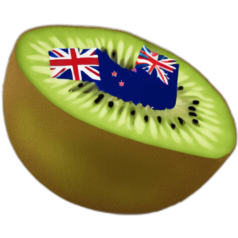 New Zealand made kiwi emoji