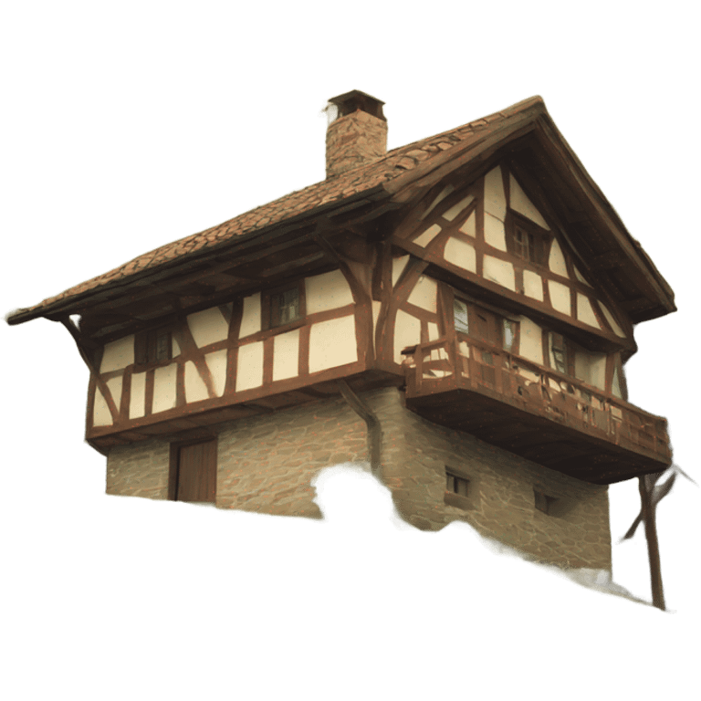 a home in the mountain Basque co emoji