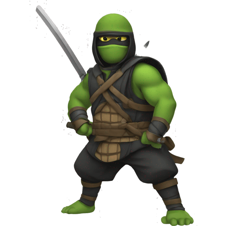 Tortuga ninja emoji