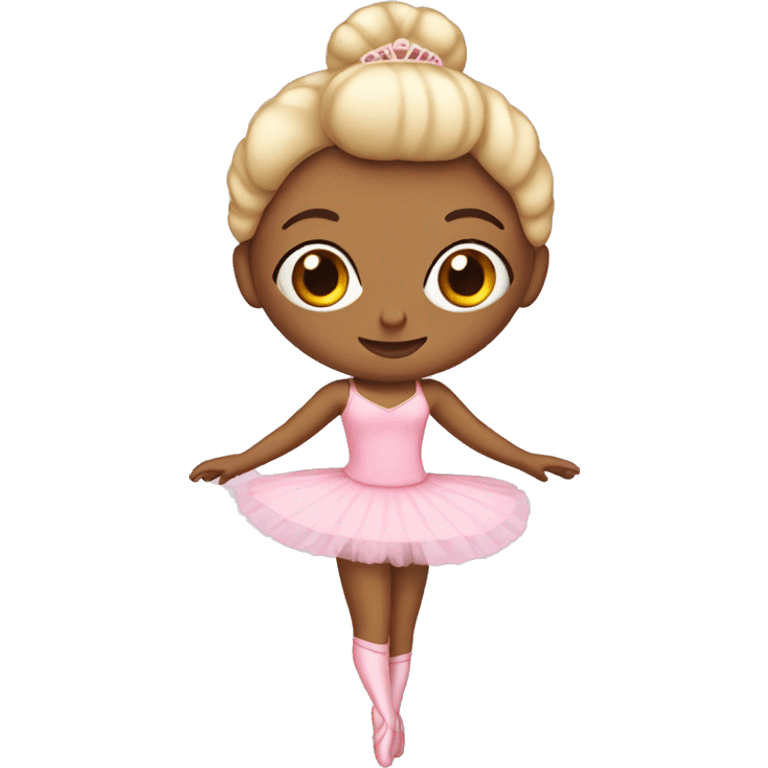 Pink ballerina princess  emoji