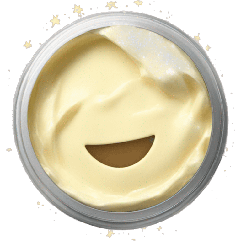 Sparkly body butter emoji