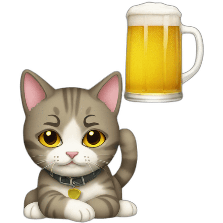 beer cats club emoji