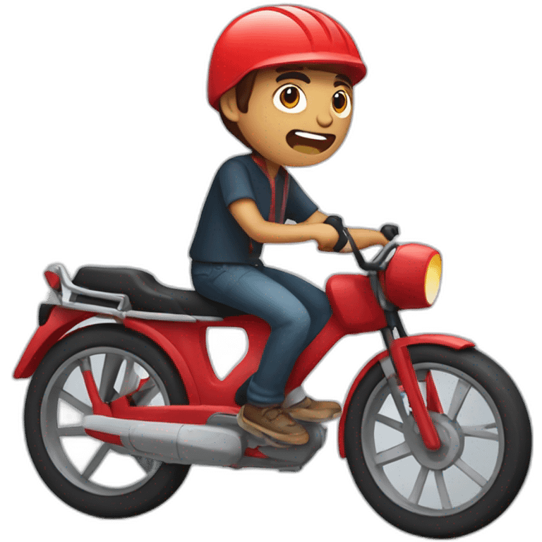 zomato boy on bike emoji