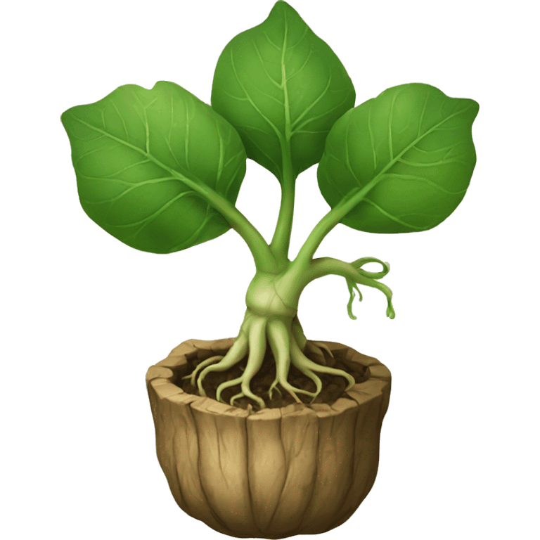 mandrake root emoji