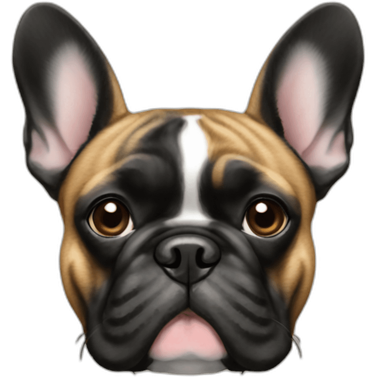 brindle french bulldog emoji