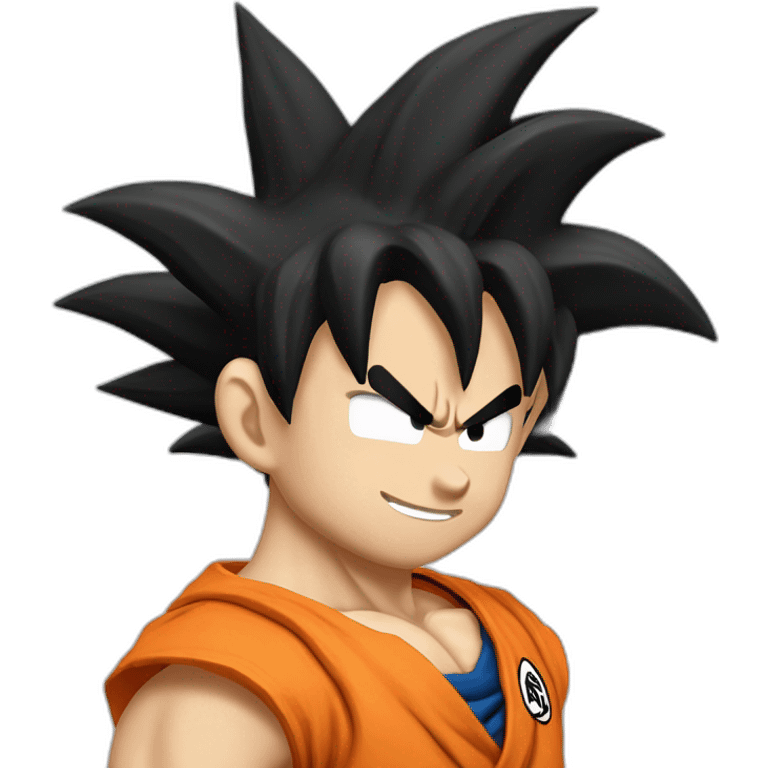 Goku-tête-rigole-de-joie emoji