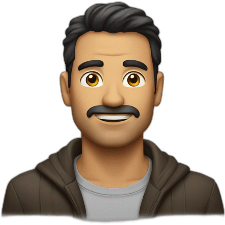 Hombre flaco y alto emoji