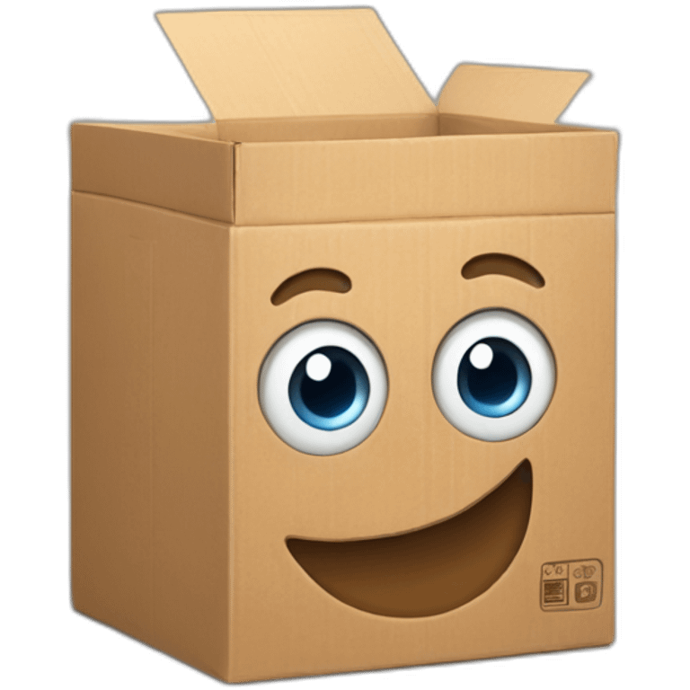 iphone in a cardboard box emoji