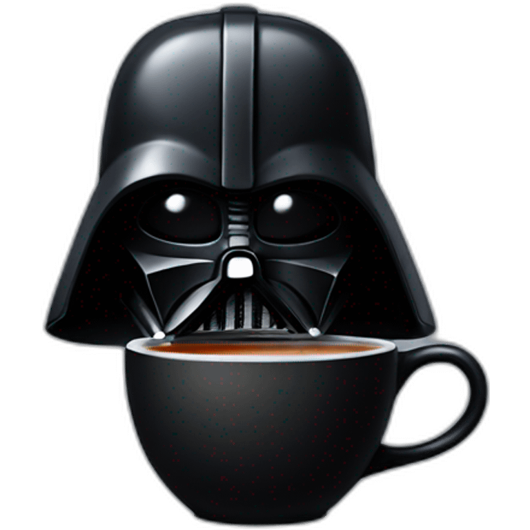 Dark Vador avec bublle tea emoji