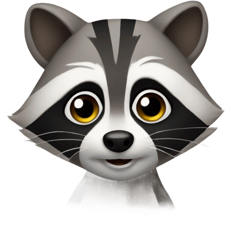 Cute raccoon  emoji