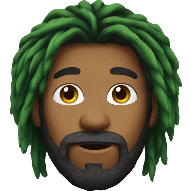 Rasta hair emoji