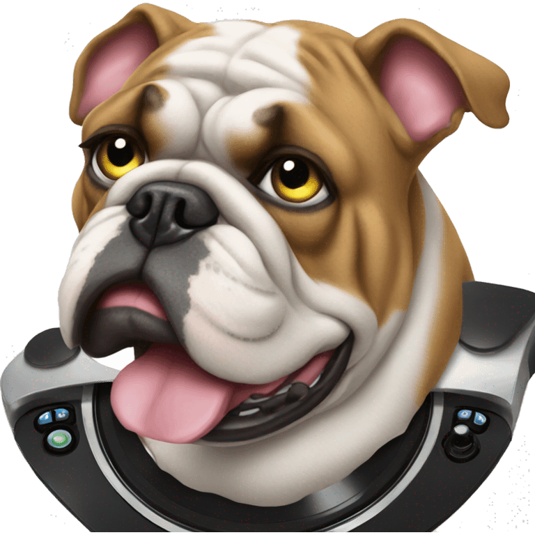 Bulldog DJ emoji