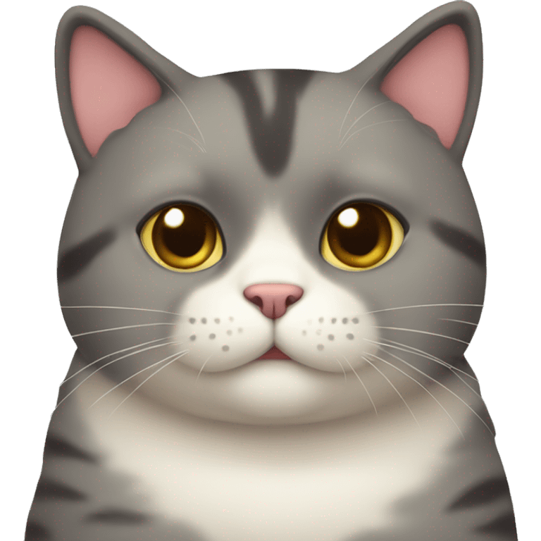 cute chubby cat emoji