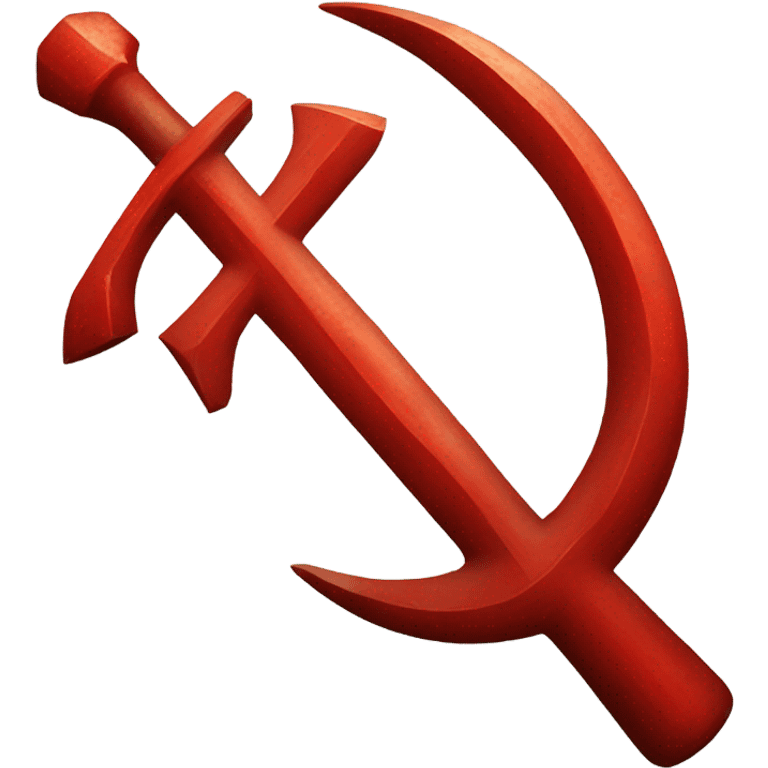 Hammer and sickle emoji